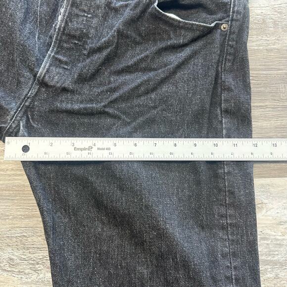 Levi's 501 Jeans Red Tab‎ Faded Black Mens 36x29 Straight Leg Button Fly Denim - Picture 8 of 11